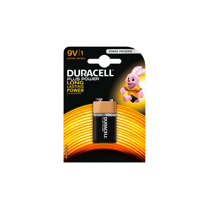 DURACELL Batterie (6LR61 / E / 9V, Universel, 1 pièce)