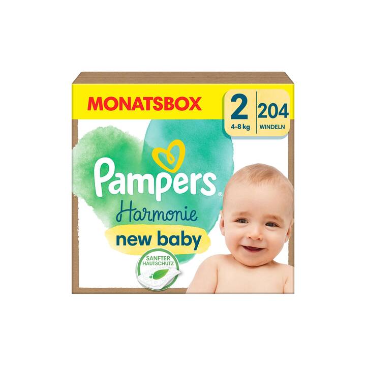 PAMPERS Harmonie Mini Gr. 2 (204 Stück)