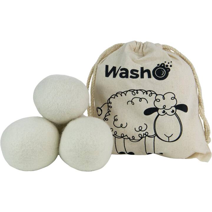 WASHO Boule de séchage (Laine de mouton)
