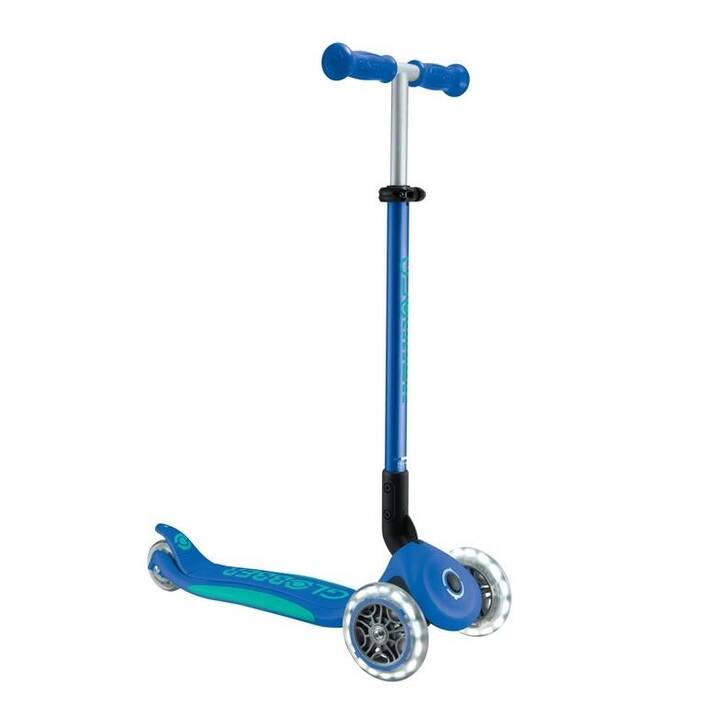 GLOBBER Scooter Primo Foldable Plus Lights Mini  (Blau)