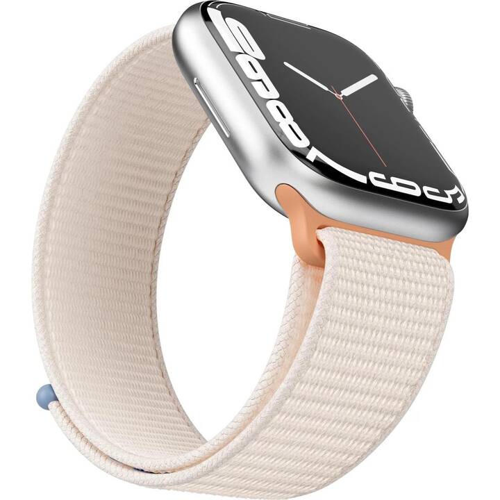 VONMÄHLEN Fitness Loop Case 1 Bracelet (Apple Watch 40 mm / 41 mm / 38 mm, Beige)