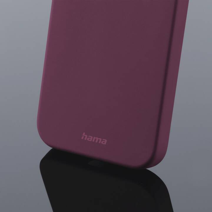 HAMA Backcover MagCase Finest Feel PRO (iPhone 13 Pro, Burgunderrot)