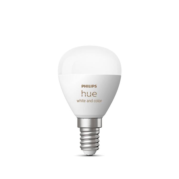 PHILIPS HUE Ampoule LED White & Color Ambiance (E14, ZigBee, Bluetooth, 5.1 W)