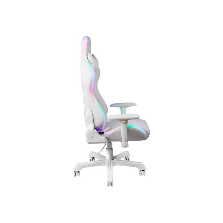 DELTACO Gaming Chaise RGB LED (Blanc)