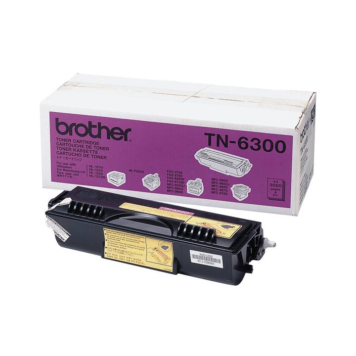 BROTHER TN-6300 (Cartouche individuelle, Noir)