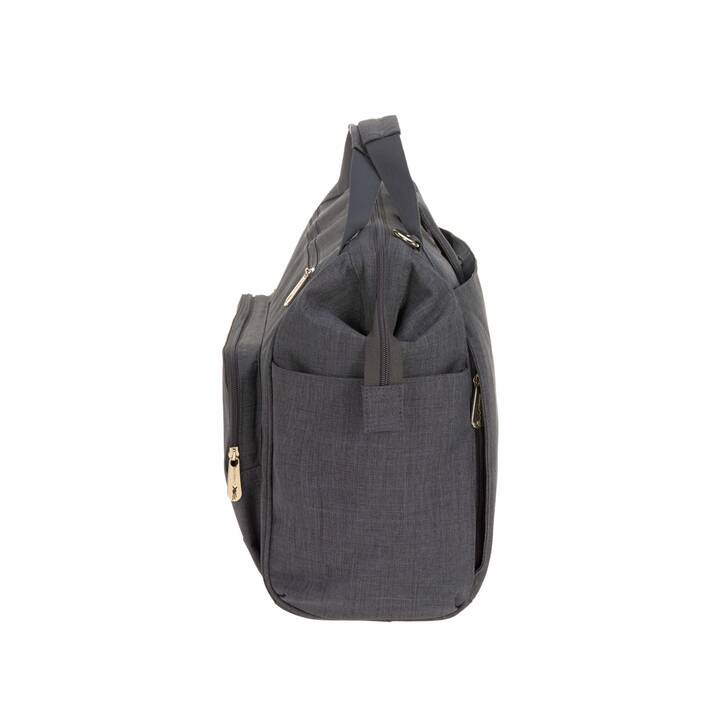 LÄSSIG Borsa fasciatoio Goldie Twin (Grigio, Antracite)