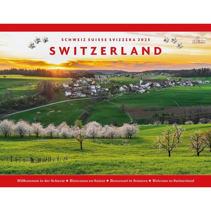 CALENDARIA Bildkalender Switzerland (2025)