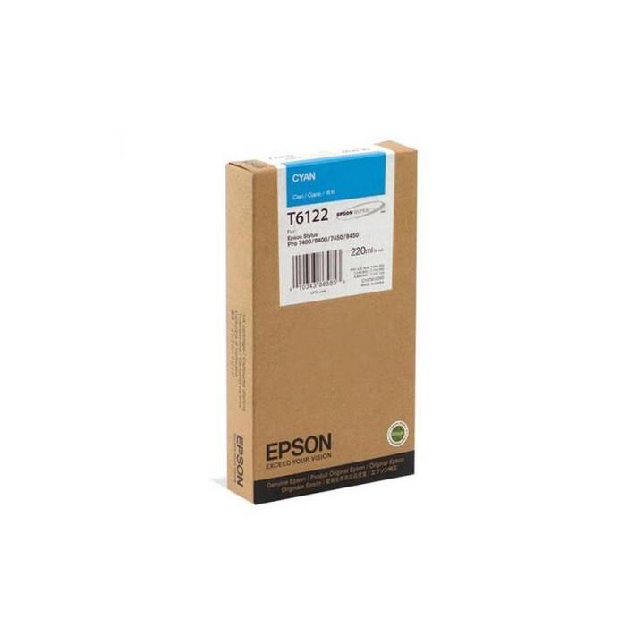 EPSON T6122 (Cyan, 1 pièce)