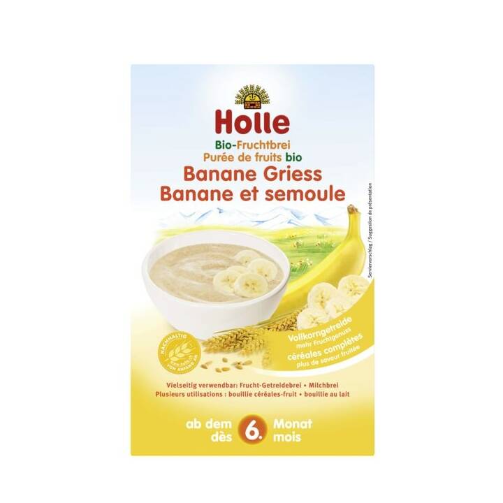 HOLLE Bio Semoule de lait Bouillie (250 g)