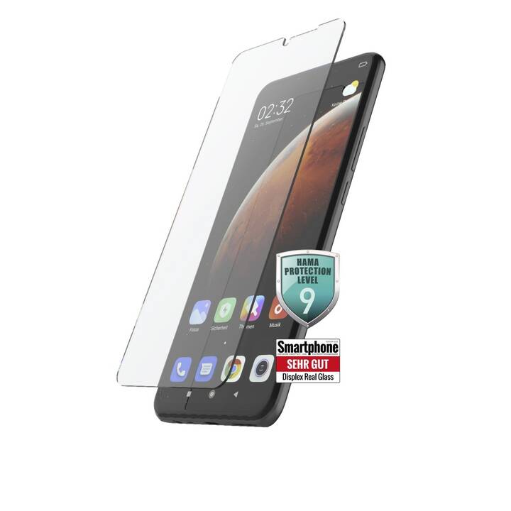 HAMA Verre de protection d'écran Premium Crystal Glass (Xiaomi Redmi 10C, 1 pièce)