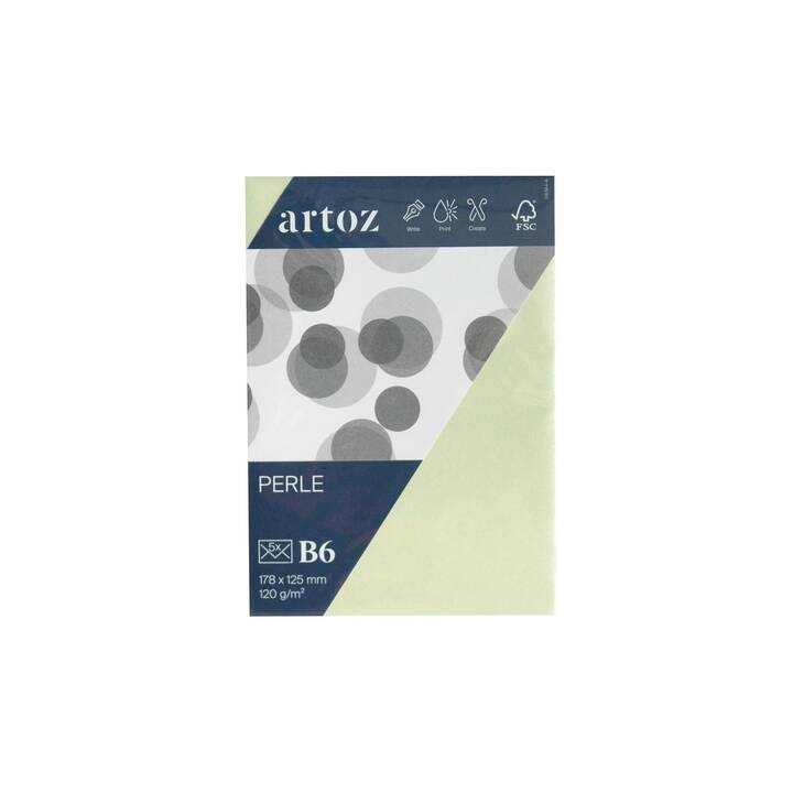 ARTOZ Enveloppes Perle (B6, 5 pièce)