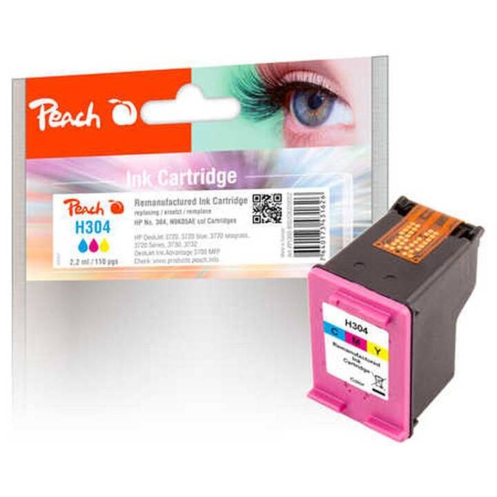 PEACH N9K05AE No 304 Color, 2 (Giallo, Magenta, Cyan, 1 pezzo)