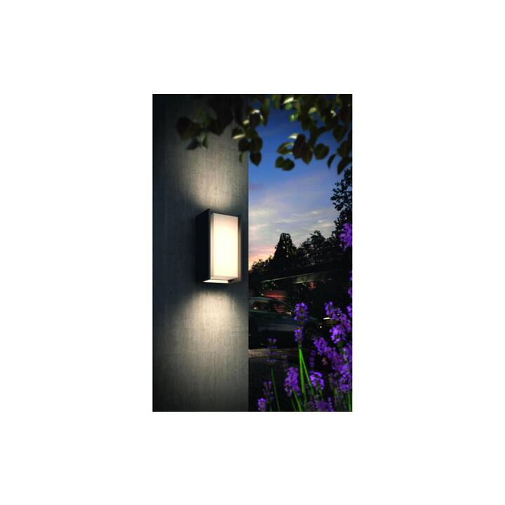 PHILIPS HUE Lampada da parete Turaco (9.5 W, Giallo, Grigio, Nero, Antracite, Bianco)