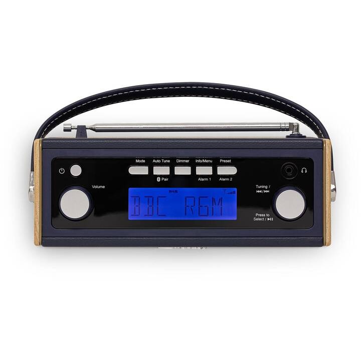 ROBERTS RADIO Rambler Radios numériques (Beige, Bleu foncé)