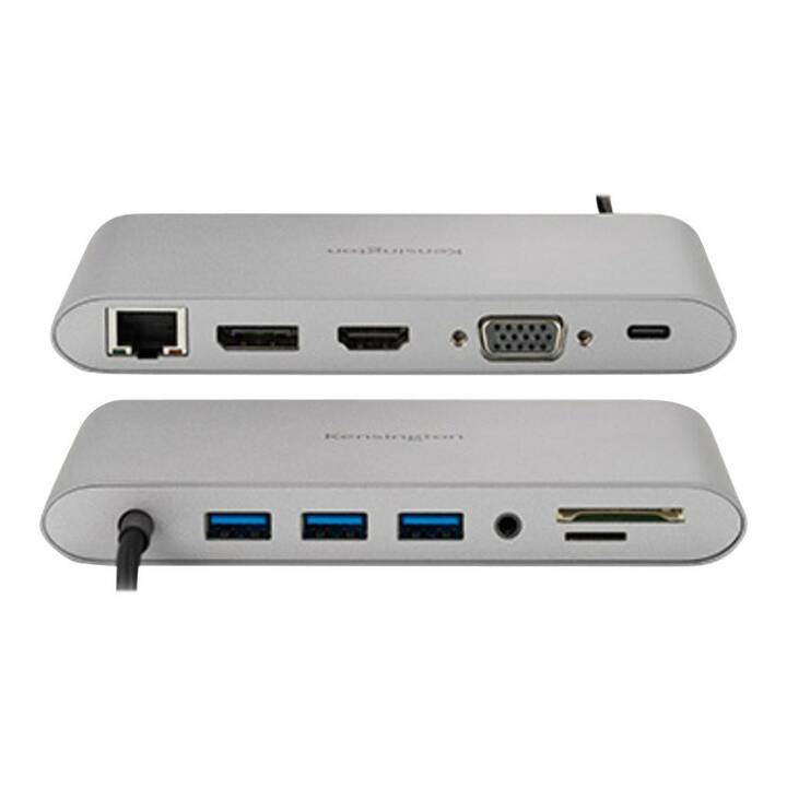 KENSINGTON Dockingstation UH1440P (DisplayPort, VGA, HDMI Typ A, 3 x USB 3.2 Gen 1 Typ-A, RJ-45 (LAN), USB Typ-C)