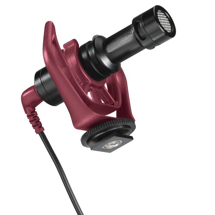 HAMA RMN Uni Microphone directionnel (Noir, Rouge)