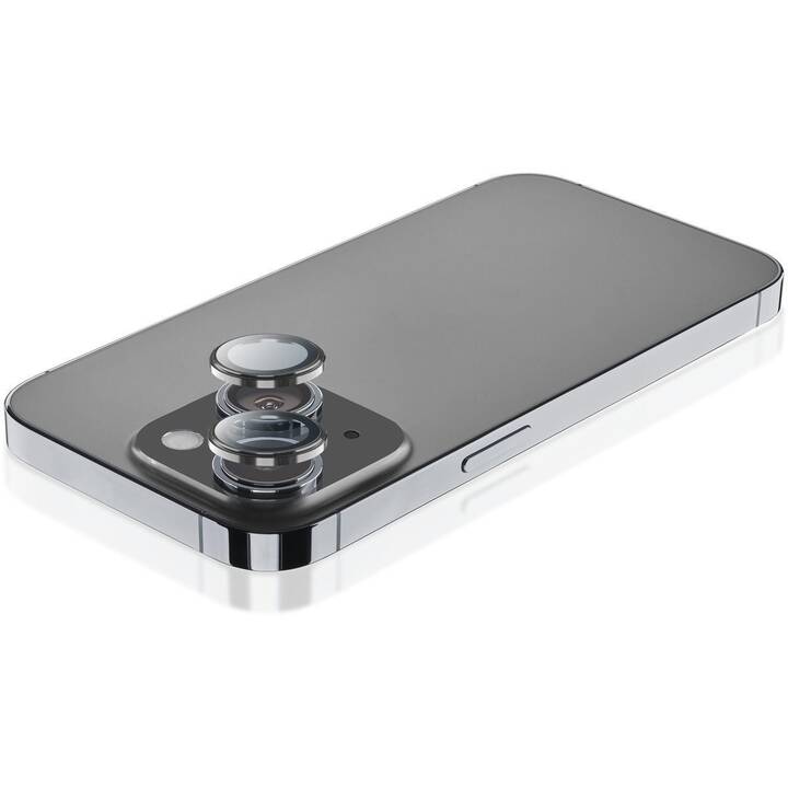 CELLULAR LINE Vetro di protezione della telecamera (iPhone 15, iPhone 15 Plus, 2 pezzo)