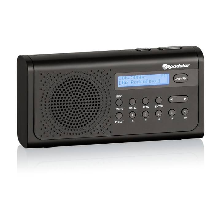 ROADSTAR TRA-300D+ Radios numériques (Noir)