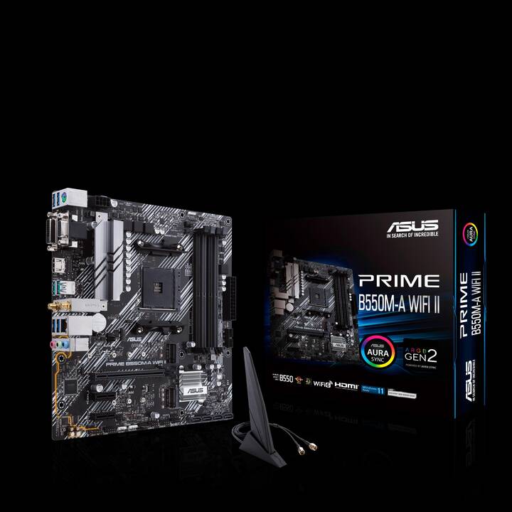 ASUS Prime B550M-A WIFI II (AM4, AMD B550, Micro ATX)
