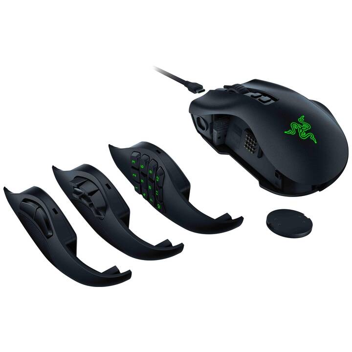 RAZER Naga V2 Pro Maus (Kabellos, Gaming)