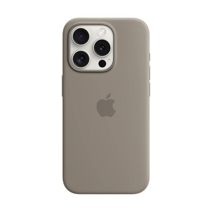 APPLE Backcover (iPhone 15 Pro, Brun)