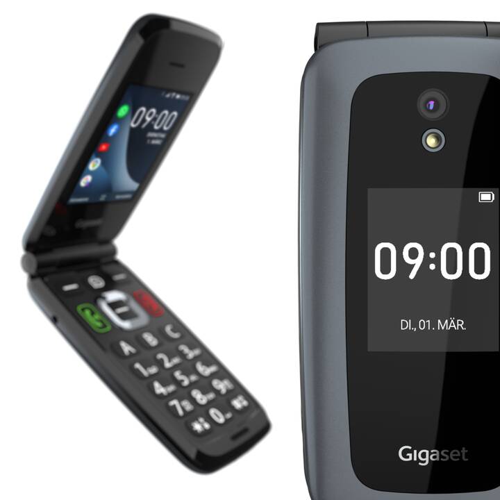 GIGASET GL7 (512 MB, 2.8", 2 MP, Titan Grey)