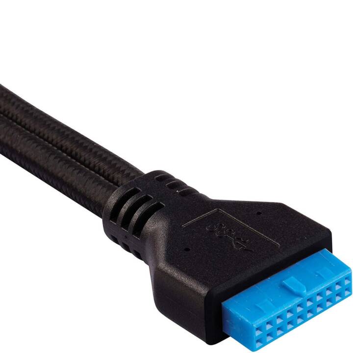 CORSAIR Câble de connexion (2 Pin, USB 2.0, USB 3.0, USB 3.0, USB 2.0, 2 Pin, 0.3 m)