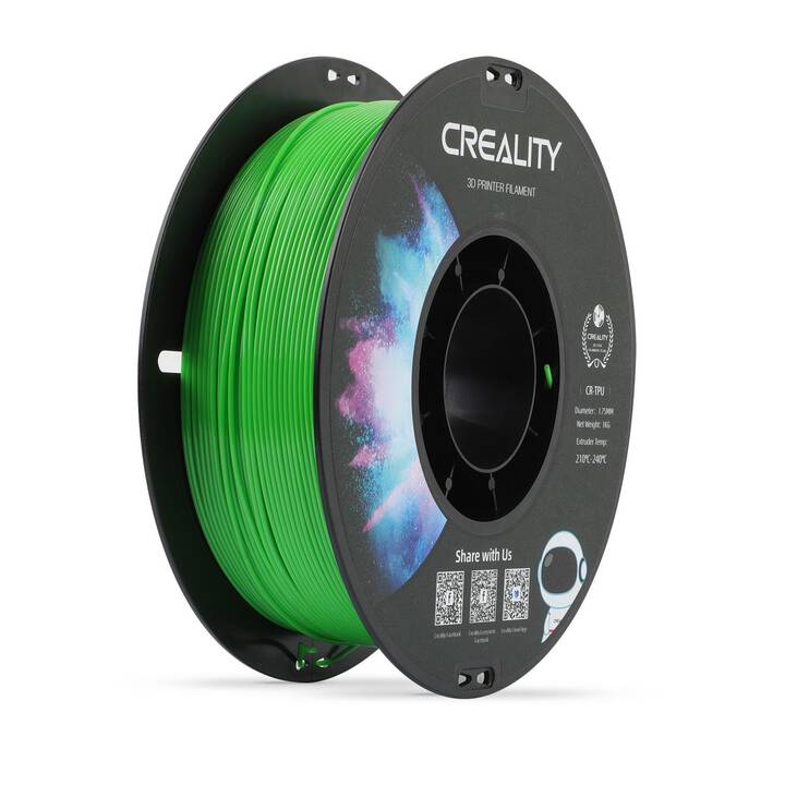 CREALITY Filament Vert (1.75 mm, Polyuréthane thermoplastique (TPU))