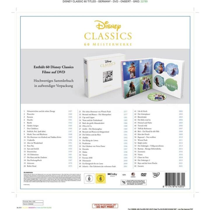 Disney Classics - 60 Meisterwerke - Die komplette Sammlung (DE)