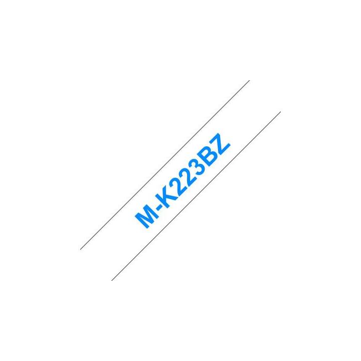 BROTHER M-K223 Schriftband (Blau / Weiss, 9 mm)