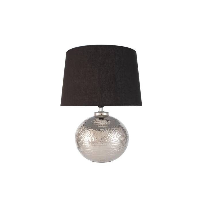 PAULEEN Lampe de table Touch of Silver (Argent, Noir)