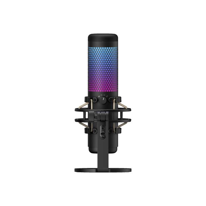 HYPERX QuadCast S Microfono da tavolo (Grigio, Nero)
