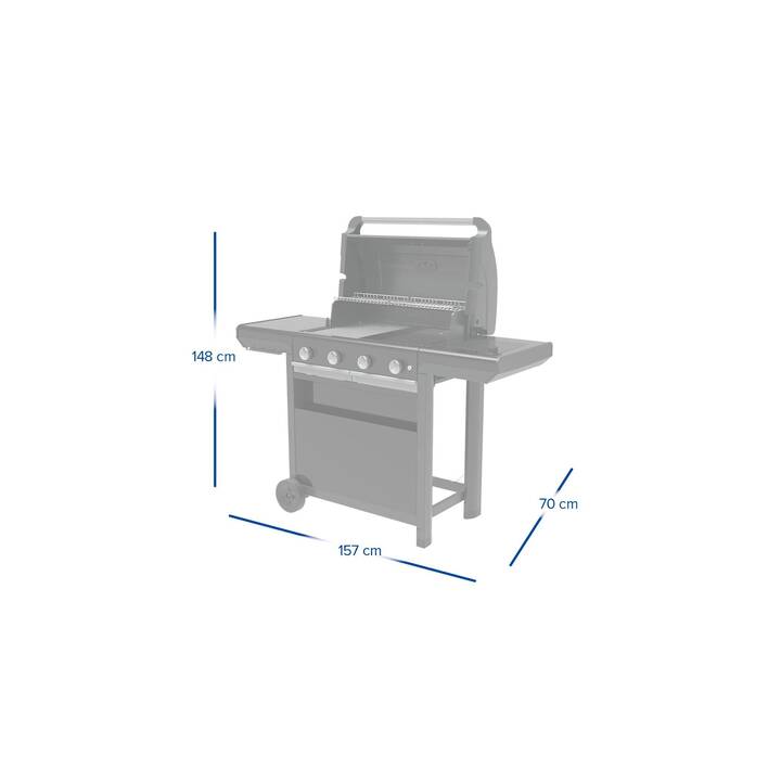 CAMPINGAZ 4 Series Select Grill a gas (Grigio)