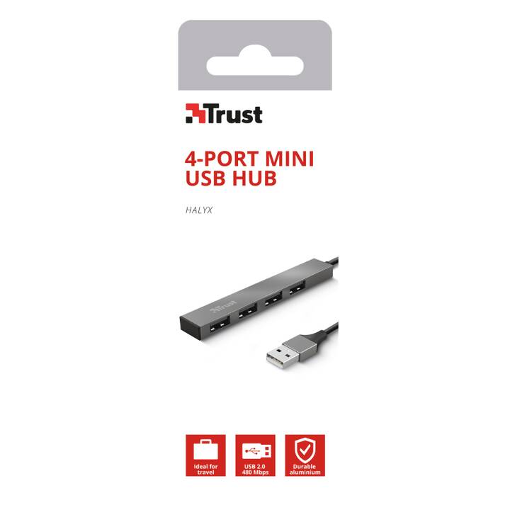TRUST Halyx (4 Ports, USB 2.0)