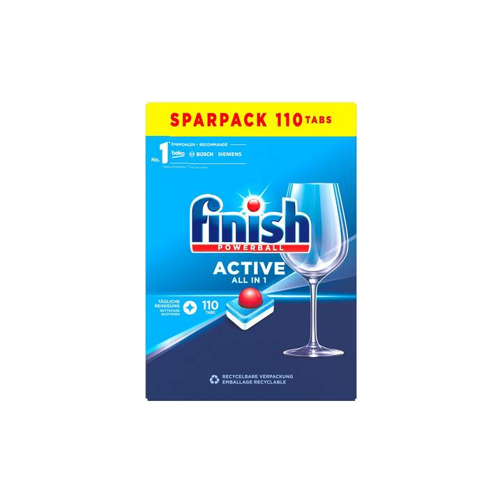 FINISH Spülmaschinenmittel Active All-in-1 (110 Tabs)