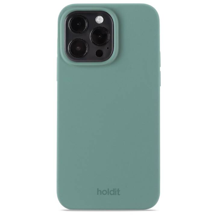 HOLDIT Backcover (iPhone 15 Pro Max, Moosgrün)