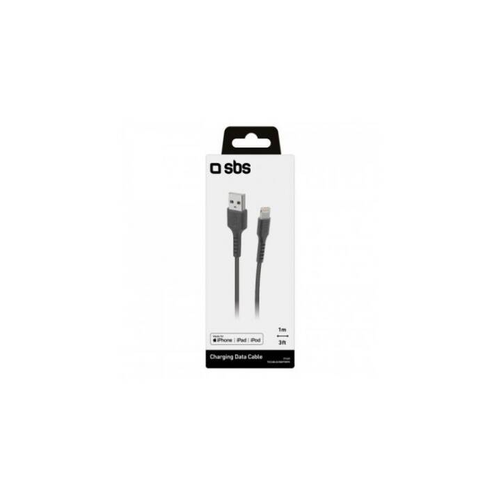 SBS Cavo (USB Typ-A, Spina Lightning, 1 m)