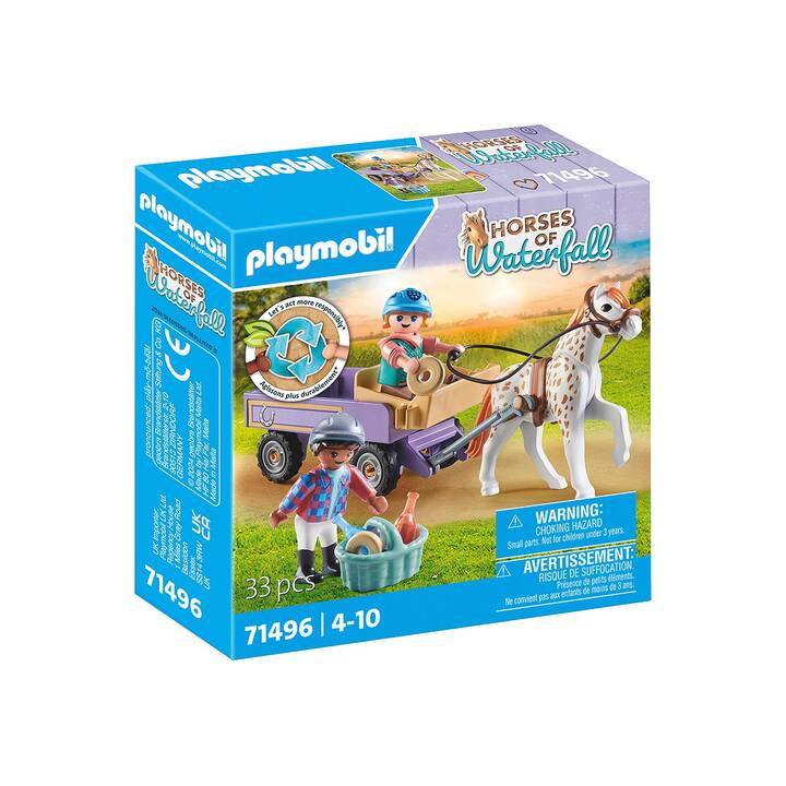 PLAYMOBIL Chevaux de la cascade calèche à poney (71496)