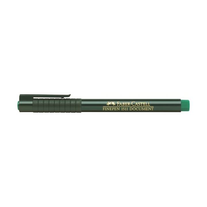 FABER-CASTELL 151163 Penna a fibra (Verde, 1 pezzo)