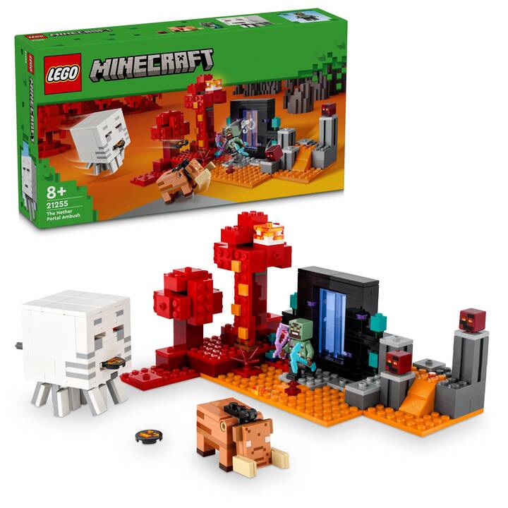 LEGO Minecraft L'embuscade au portail du Nether (21255)