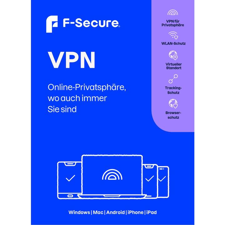 F-SECURE Freedome VPN (Abo, 3x, 12 Monate, Mehrsprachig)