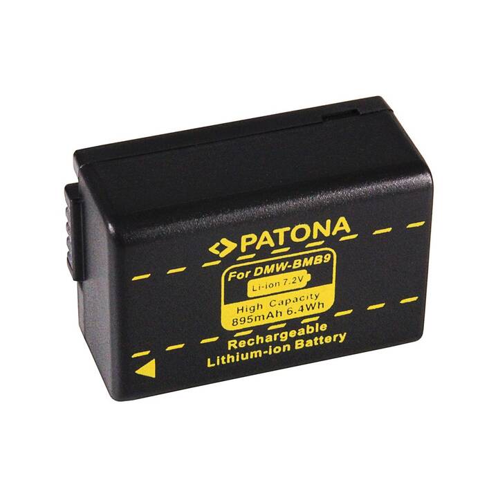 PATONA Panasonic DMW-BMB9 Accu de caméra (Lithium-Ion, 895 mAh)