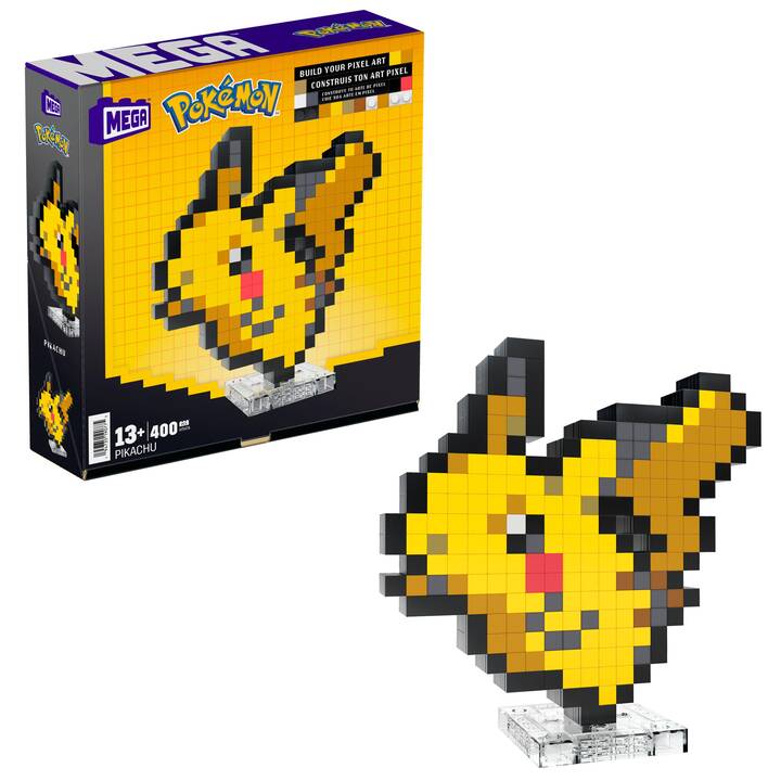 MEGA CONSTRUX Pikachu Pixel Art (400 Parti)