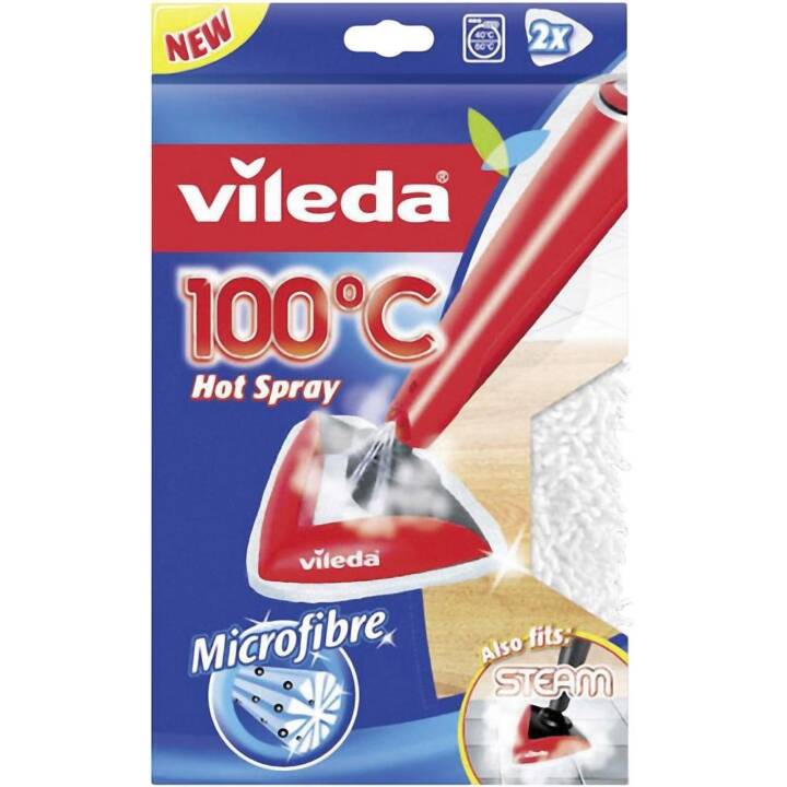 VILEDA Chiffons d'essuyage Steam & 100 °C (2 pièce)