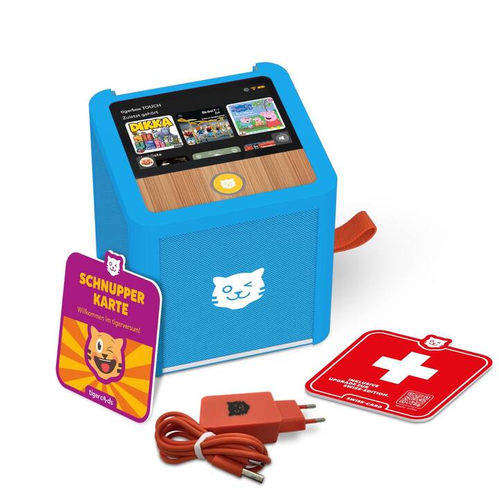 TIGERMEDIA Lecteur audio pour enfants Tigerbox Touch Plus Swiss Edition (DE, Suisse allemand)