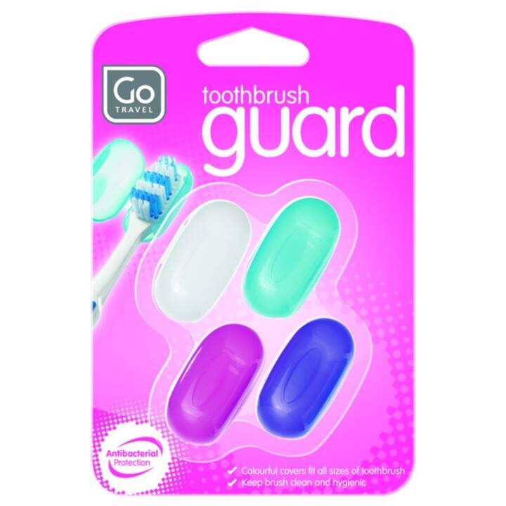 GO TRAVEL Guard Cappuccio di protezione dello spazzolino da denti (4 pezzo)