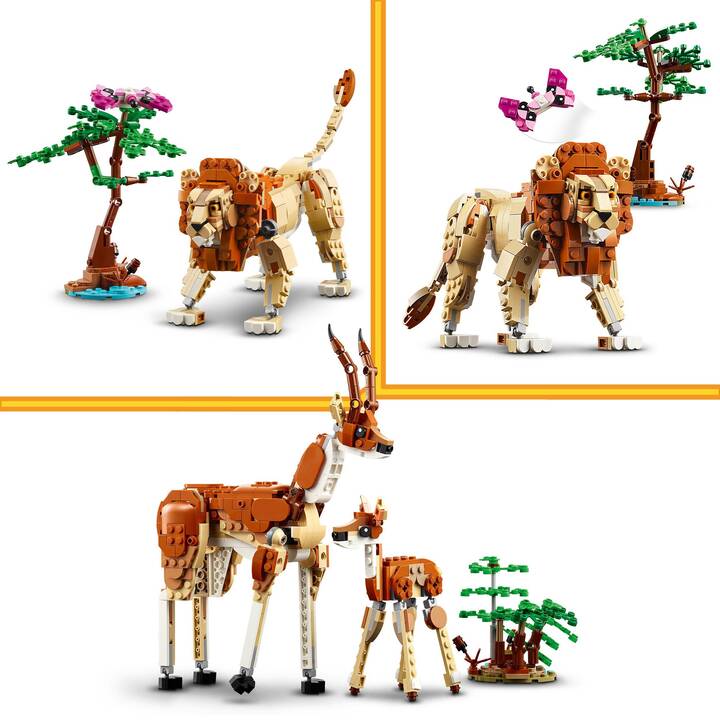 LEGO Creator 3-in-1 Animali del safari (31150)