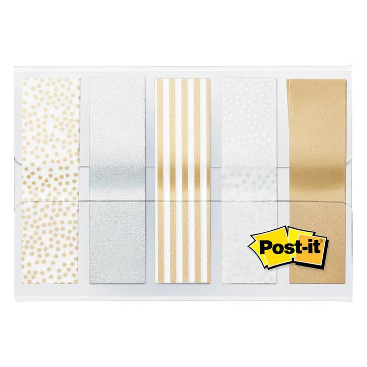 POST-IT Notes autocollantes (5 x 20 feuille, Multicolore)