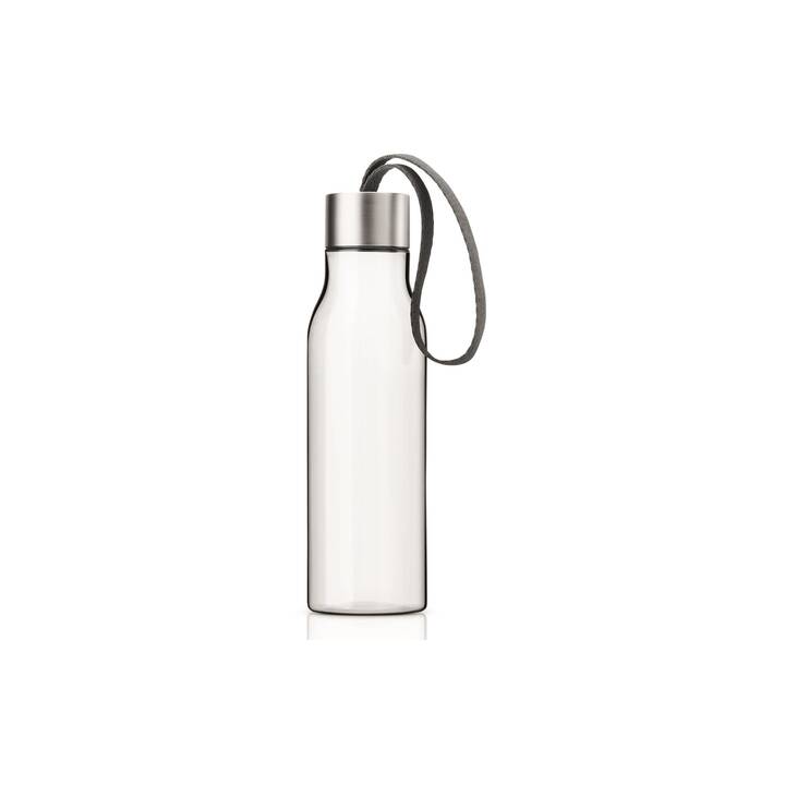 EVA SOLO Trinkflasche (0.5 l, Transparent, Dunkelgrau)