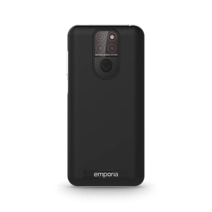 EMPORIA SMART.5 mini (64 GB, Argent, Noir, 4.95", 13 MP)